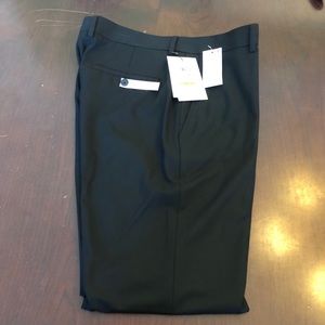 Haggar black dress slacks, slim fit - NEW